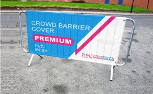 Crowd Barrier Vests and Covers – PVC Mesh