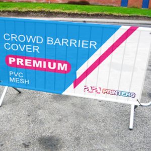 Crowd Barrier Vests and Covers – PVC Mesh